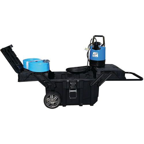 Tsurumi - Kit de pompage de chantier LB800A - 750W, 320 L/min, 15m - Robuste et performant