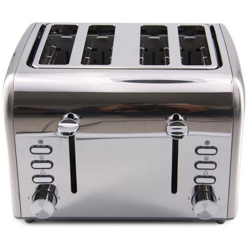 Grille Pain 1600w En Inox - 2x2 Toast Cuisson Therm 6