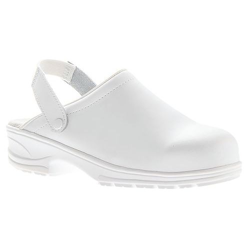 Sabot De Sécurité En Cuir Blanc Pointure 35