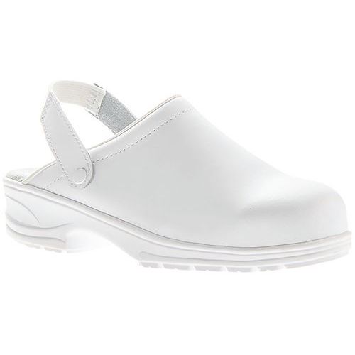 Sabot De Sécurité En Cuir Blanc Pointure 36