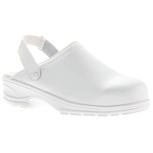 Sabot De Sécurité En Cuir Blanc Pointure 41