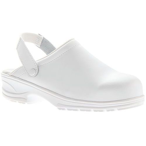 Sabot De Sécurité En Cuir Blanc Pointure 42