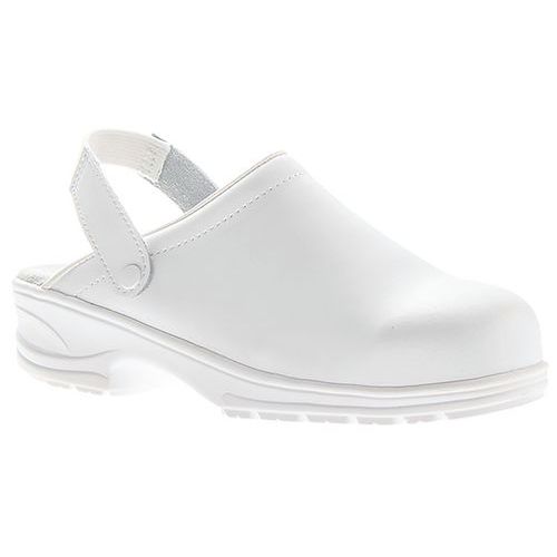 Sabot De Sécurité En Cuir Blanc Pointure 43