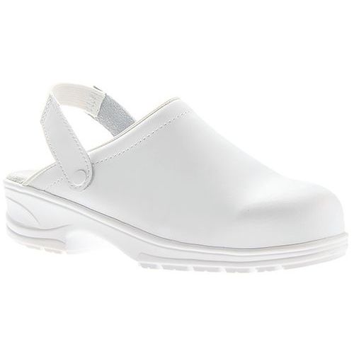 Sabot De Sécurité En Cuir Blanc Pointure 47