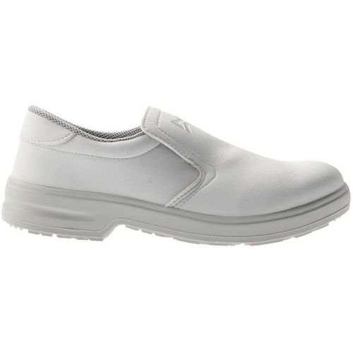 Mocassin De Sécurité Cuisine Mixte Antidérapant Blanc T 38