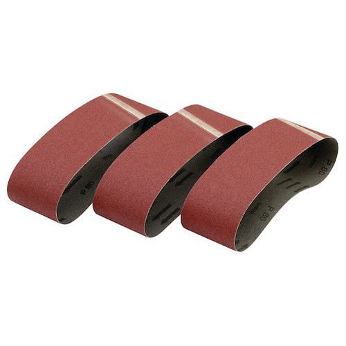 Dewalt - Bande Abrasive pour Ponceuse - 75x533mm - Grain 120 Moyen - Lot de 3