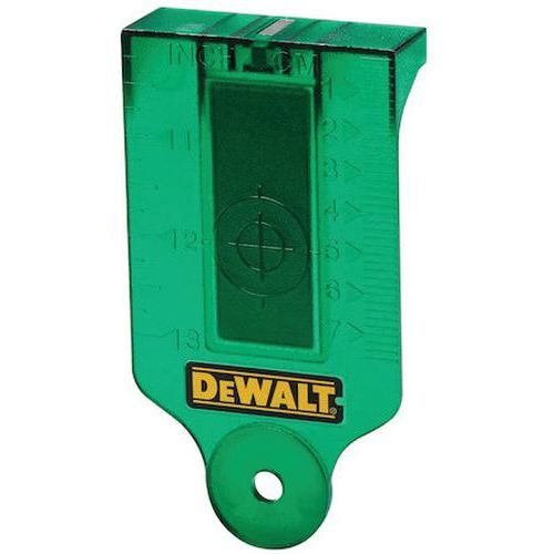 Dewalt - Carte Cible Magnétique pour Laser Vert - IP54 - Précision et Durabilité