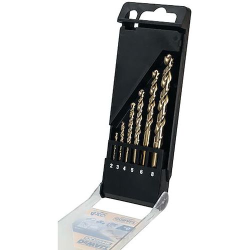 Dewalt - Coffret 6 Forets Métal Extreme Cobalt HSS-CO - 24-72 mm - Haute Performance