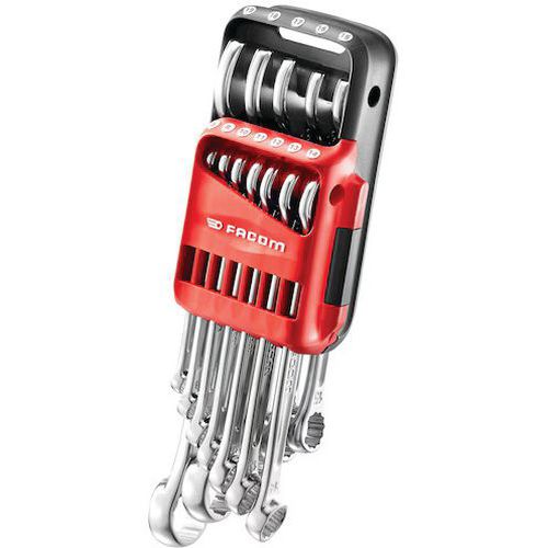 FACOM Jeux de cl&eacute;s mixtes m&eacute;triques  &eacute;tui portatif - 12 pcs - 440.jp12a