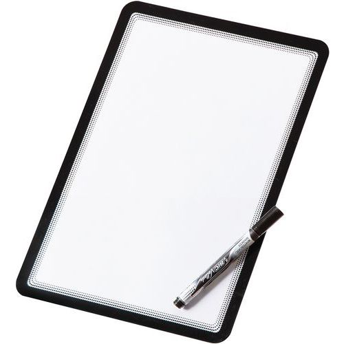 Pochette-cadre Magneto Dry Erase Erase Noir