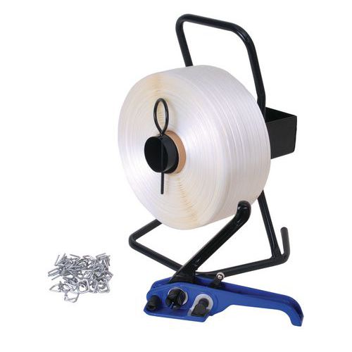 Kit de démarrage pour feuillard WG - Feuillard et cerclage - Emballage 100% recyclable et recyclé