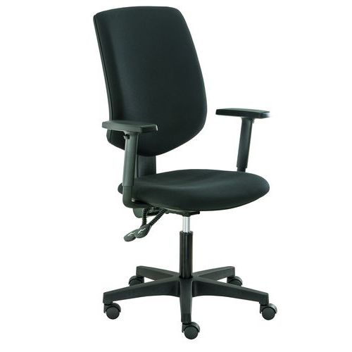 Chaise de bureau Insight Noir - Polypropylène - 43 cm profondeur - Confort et Design