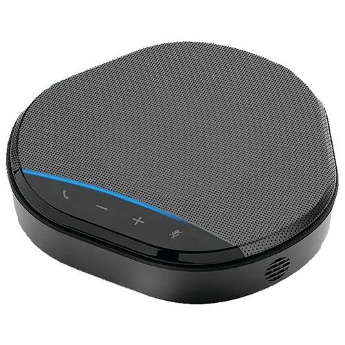 Eztek - Micro de table DWC-UM4 USB pour visioconférence - Noir - Jusqu'à 12 participants - Portée 5m