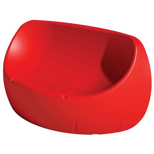 Banquette Duo 2 Places 174 Cm - Rouge Signalisation Ral 3020