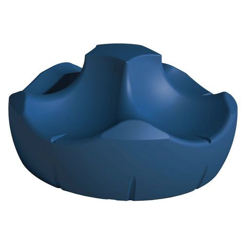 Banquette Pétale 5 Places 180 Cm -bleu Cobalt Ral 5013