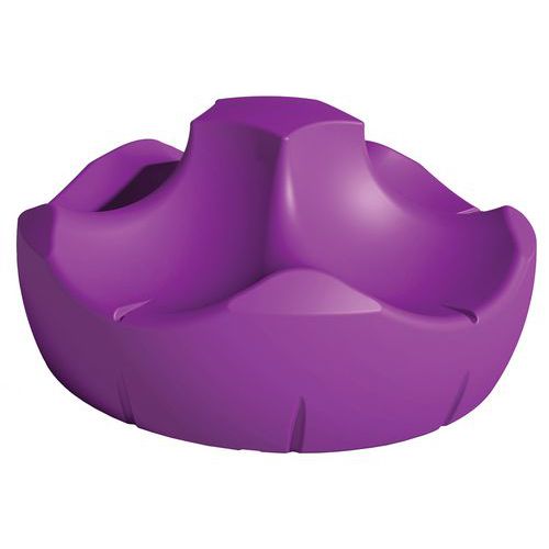 Banquette Pétale 5 Places 180 Cm -violet Ral 4008