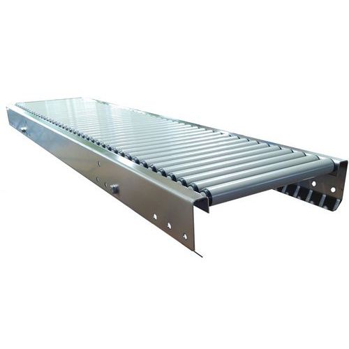 Somefi - Convoyeur Inox à Rouleaux PVC - 1500x500 mm - Charge 50 kg/m - Droit