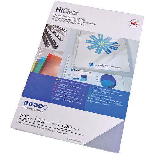 Plats De Couverture Gbc Hiclear