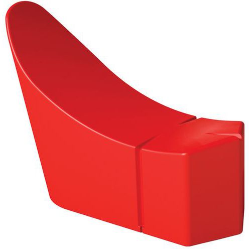 Méridienne 1 Place 1233 Cm - Rouge Signalisation Ral 3020