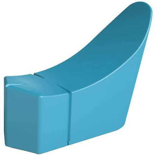 Méridienne 1 Place 1233 Cm - Bleu Pastel Ral 5024