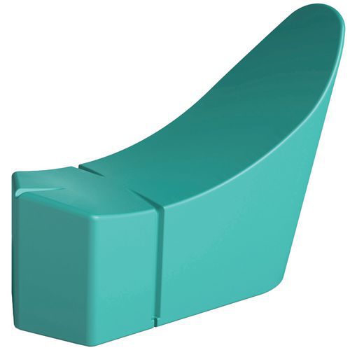 Méridienne 1 Place 1233 Cm - Bleu Turquoise Ral 5018