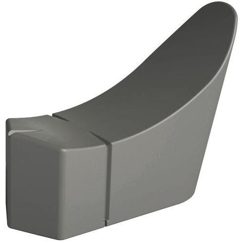 Méridienne 1 Place 1233 Cm - Gris Quartz Ral 7039