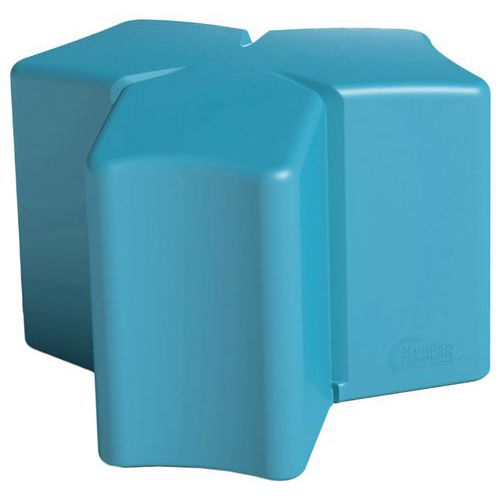Pouf Extension Méridienne 666 Cm - Bleu Pastel Ral 5024