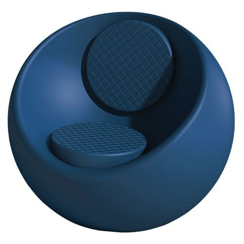 Fauteuil Rondo Bleu Cobalt Ral 5013 - Assise/dossier Bleu Cob Ral 5013