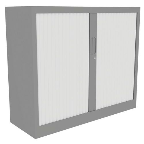 Armoire à Rideaux Classif 102x120 Cm Corps Alu/rid Blanc