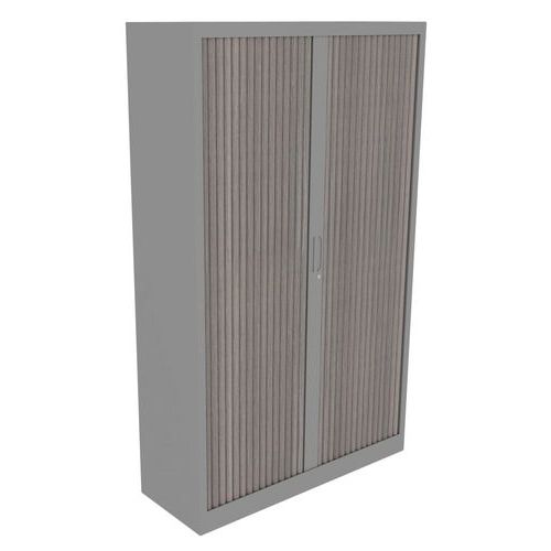 Armoire à Rideaux Classif 198x120cm Alu/cèdre