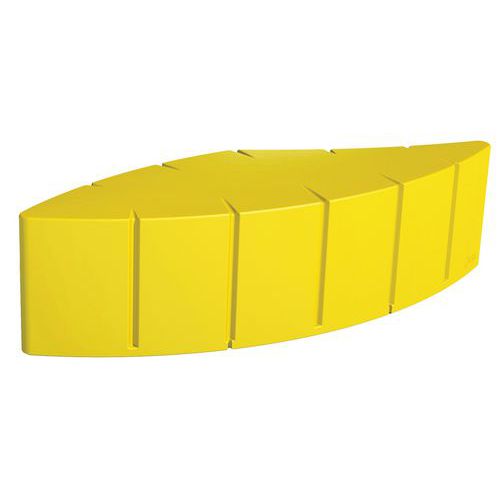 Banquette Végétal 4 Places 1674 Cm - Jaune Ral 1016