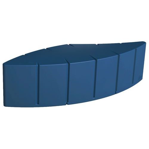 Banquette Végétal 4 Places 1674 Cm - Bleu Cobalt Ral 5013