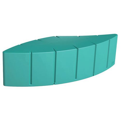 Banquette Végétal 4 Places 1674 Cm - Bleu Turquoise Ral 5018