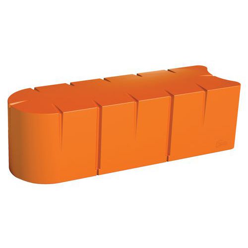 Banquette Connexio 4 Places 1412 Cm - Orange Signalisation Ral 2009