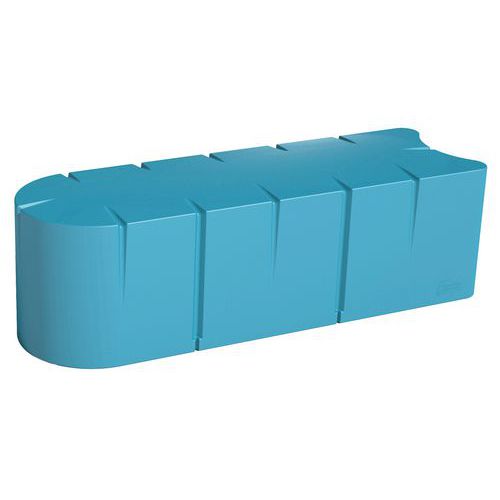 Banquette Connexio 4 Places 1412 Cm - Bleu Pastel Ral 5024