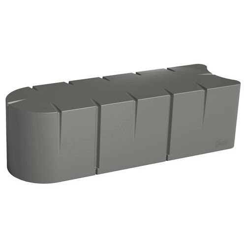 Banquette Connexio 4 Places 1412 Cm - Gris Quartz Ral 7039