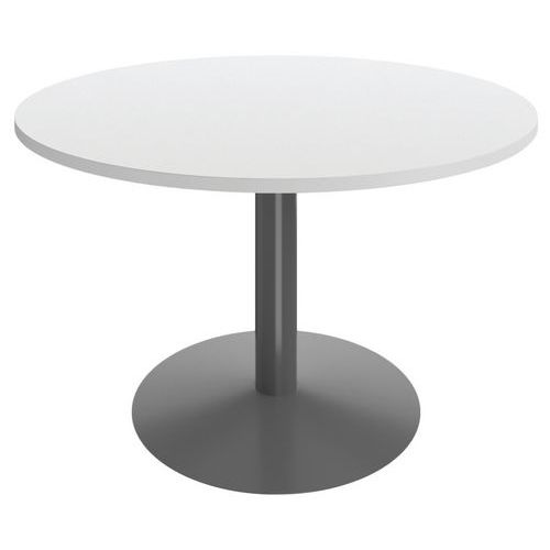 Table de réunion Astro ronde pied central Ø 100 cm Buronomic