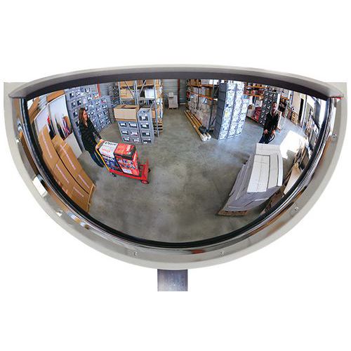 Miroir Routière Parabolique 40 Cm Dbverona - Élargissement Champ Vision Sécurité Route