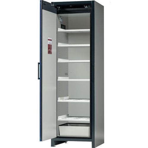 Armoire Io90.195.060.k1.wdc Bleu 6 Étagère Perforée 1 Bac De Rétention (époxy)