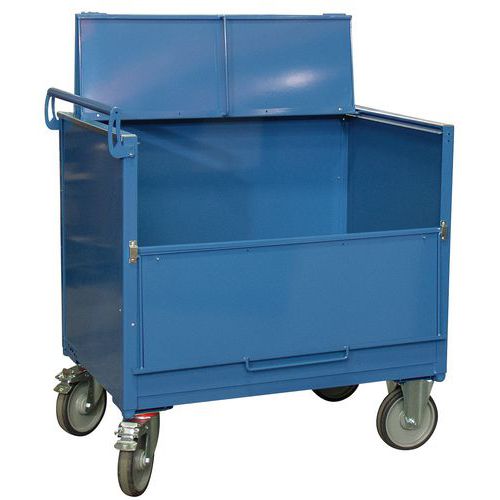 Chariot Fimm 500 Kg 1000 X 700 Mm Conteneur Tôle Avec Toit