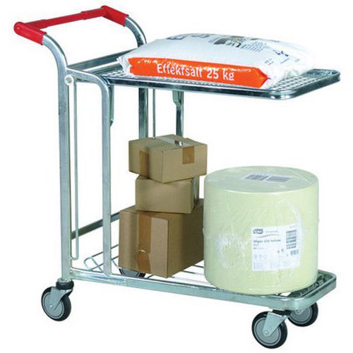 Chariot Fimm Magasin 300 Kg Emboîtable 2 Plateaux