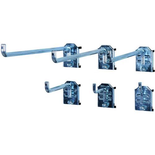 3 Fimm Crochets Simples 250 Mm Pour Chariot Porte-outils