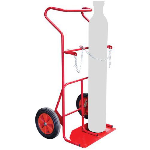 Diable Fimm 250 Kg 2 Bouteilles Assisté Roues Caoutchouc