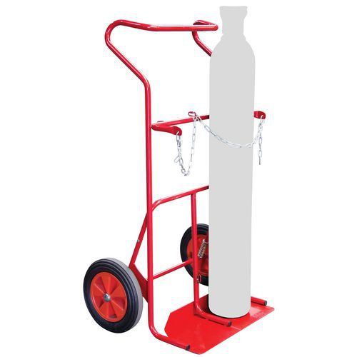Diable Fimm 250 Kg 2 Bouteilles Assisté Roues Pneumatiques