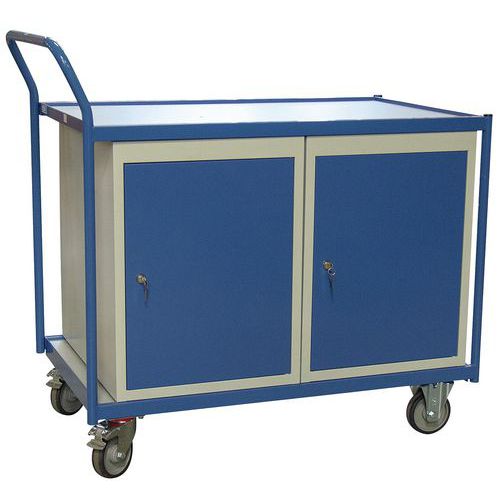 Servante Fimm 250 Kg 2 Plateaux 1000x600 Mm 2 Blocs Porte