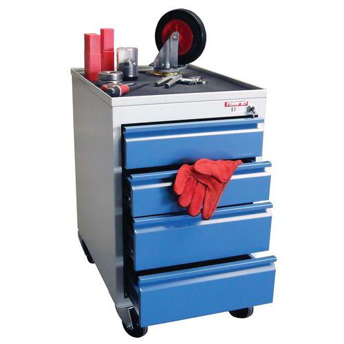 Bloc Fimm 4 Tiroirs Mobile 250 Kg L470 X P625 X H620 Mm