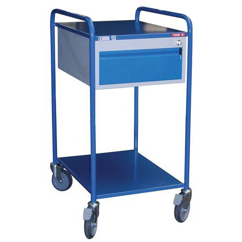 Servante 250 kg 635x470 mm tôle 1 tiroir - FIMM Servante 250 kg 635x470 mm tôle 1 tiroir - FIMM