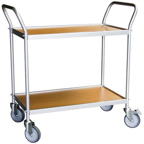 Servante Fimm 150 Kg 2 Plateaux 780x420 Mm Mélaminé