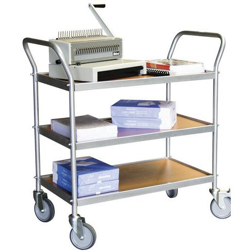 Servante Fimm 150 Kg 3 Plateaux 780x420 Mm Mélaminé