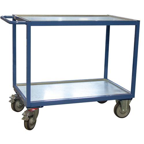 Servante Fimm 400 Kg 2 Plateaux 1000x600 Mm Tôle